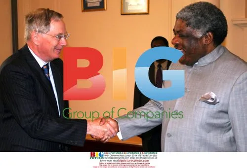 Duke of Gloucester and President Mwanawasa in Zambia