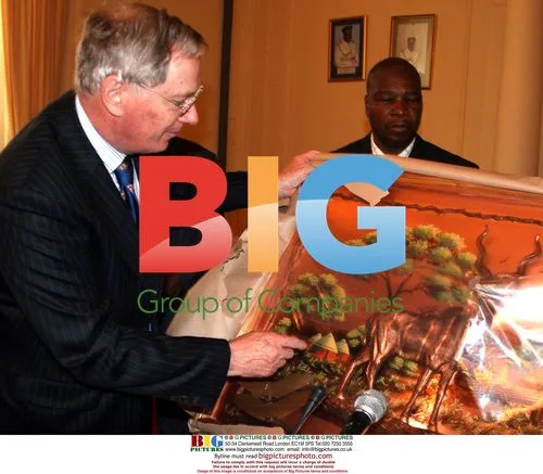 Duke of Gloucester Presented Eland Plaque in Zambia