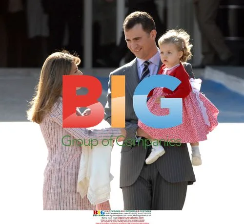 Princess Letizia and Family Leave Clinic in Madrid
