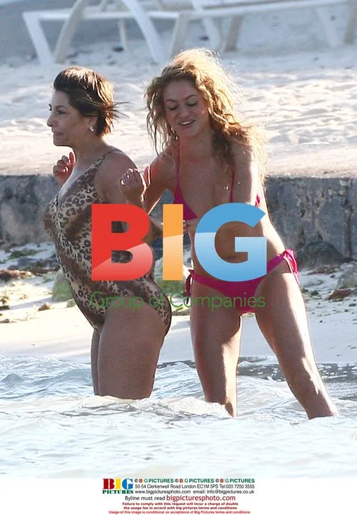 Paulina Rubio and husband honeymoon