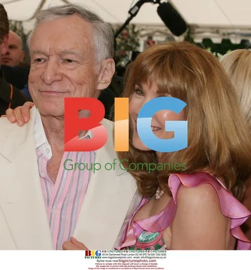 Hugh Hefner and Barbie Benton at Playmate Luncheon