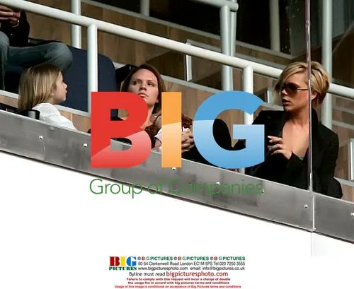 Victoria Beckham with Family at Real Madrid Match