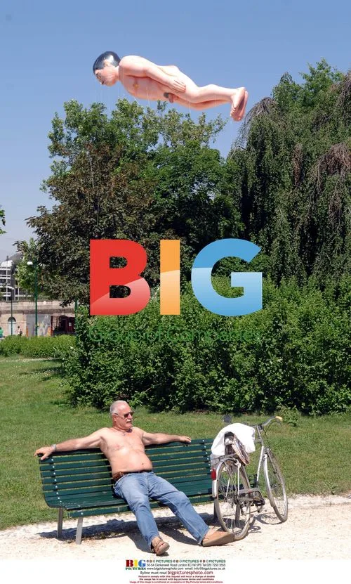 Pawel Althamer's Flying Gigolo in Milan