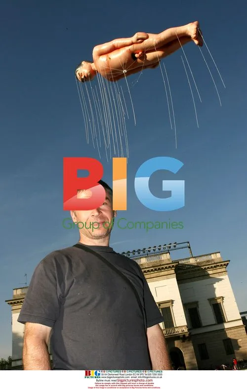 Althamer's Flying Gigolo Sculpture in Milan