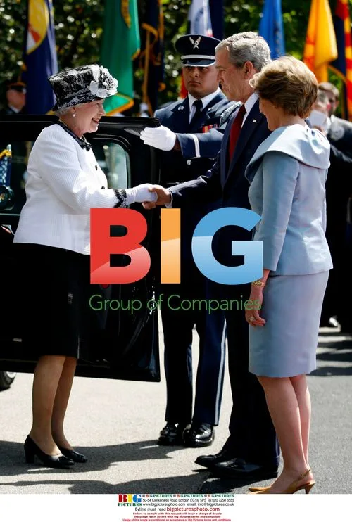 Queen Elizabeth II Greeted at White House