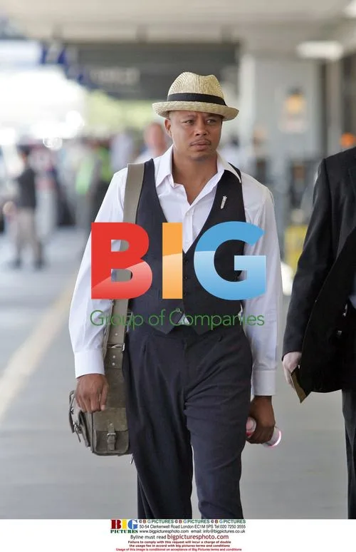 Terrance Howard Arrives at LAX