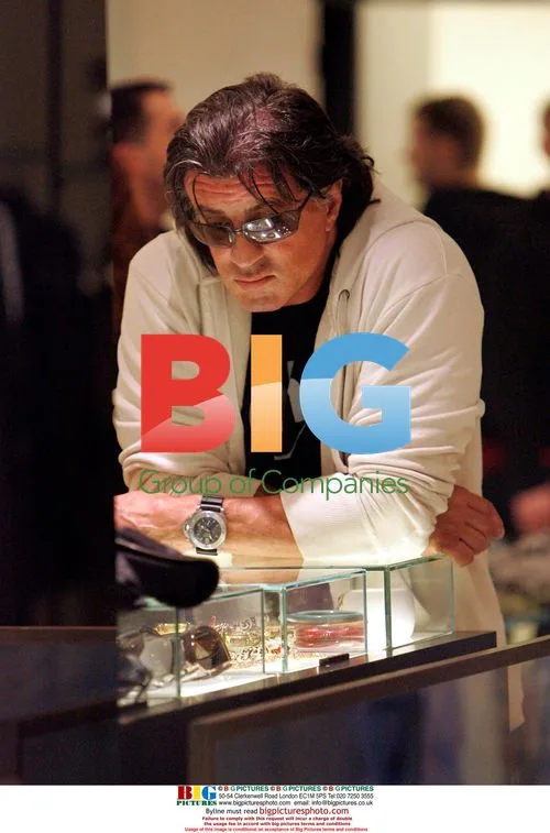 Sylvester Stallone Shopping in London