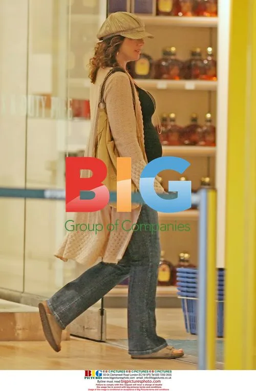 Pregnant Sarah McLachlan at Airport