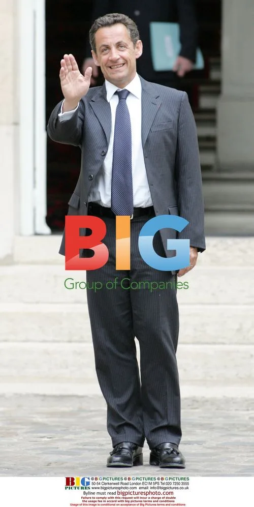 Tony Blair Visits Sarkozy in Paris