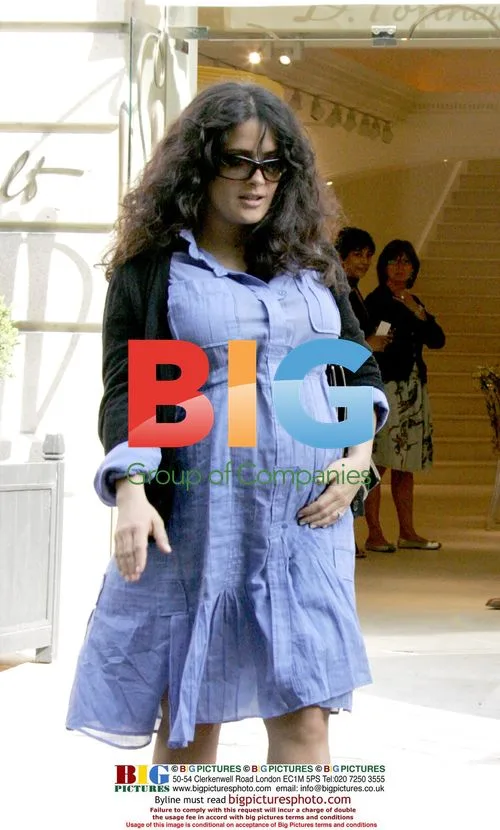 Salma Hayek and Francois Henri Pinault Lunch in Paris
