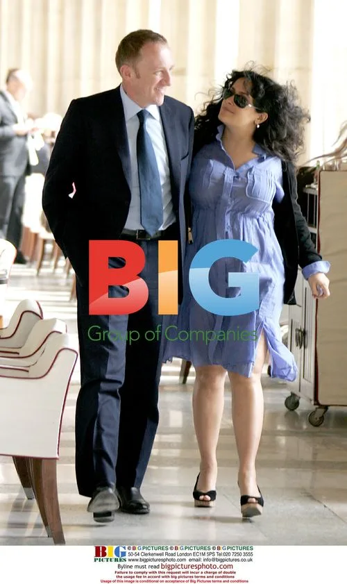 Salma Hayek and Francois Henri Pinault Lunch in Paris