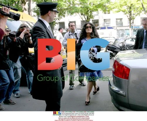 Pregnant Salma Hayek and Francois Henri Pinault in Paris