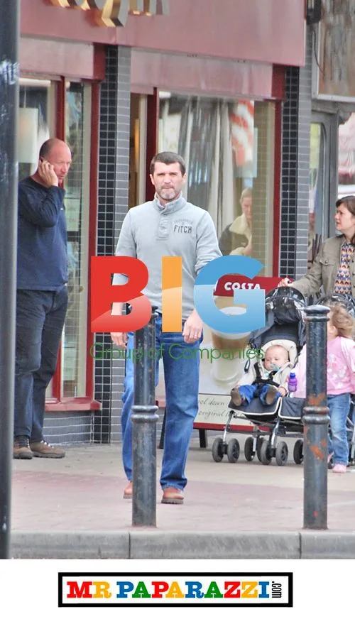 Roy Keane Takes a Walk in Hale Barns