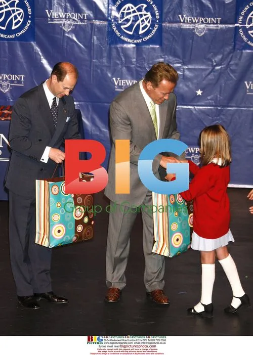 HRH Prince Edward, Arnold Schwarzenegger, Hope Garrett Awards Ceremony
