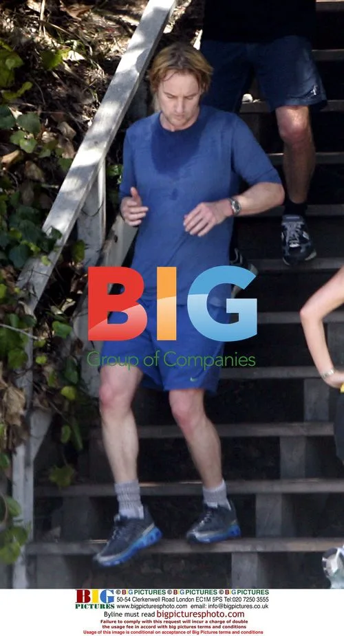 Owen Wilson Grueling Stair Workout
