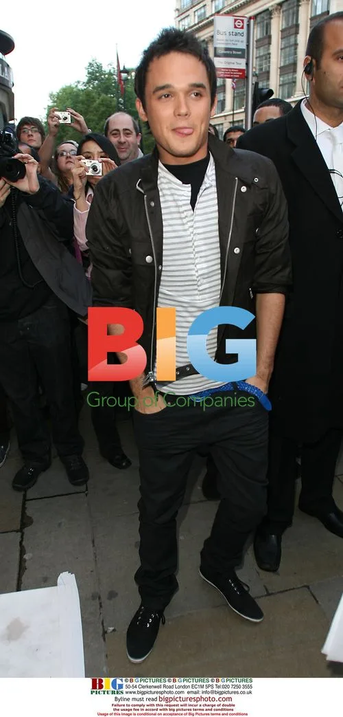 Singer Gareth Gates at Fashion Awards