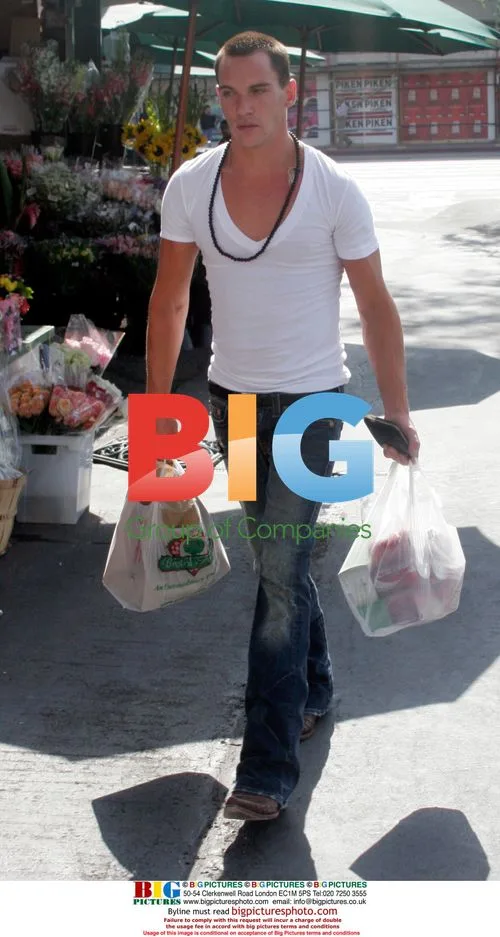 Jonathan Rhys Meyers Grocery Shopping