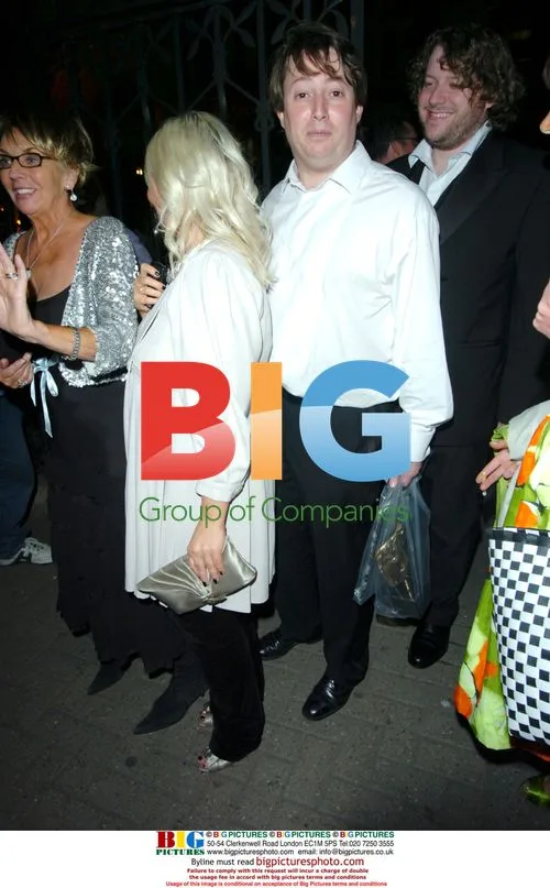David Mitchell and guest with Sue Johnston at BAFTA after party