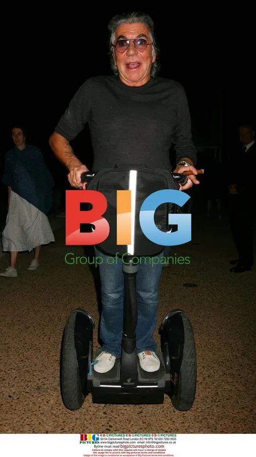 Roberto Cavalli Teaches Guests Segway Riding