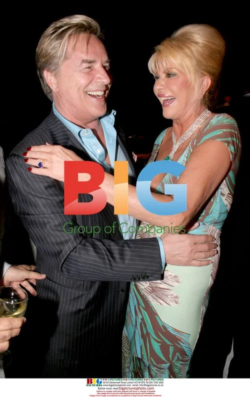 Ivanna Trump and Don Johnson at Cannes Film Festival Party