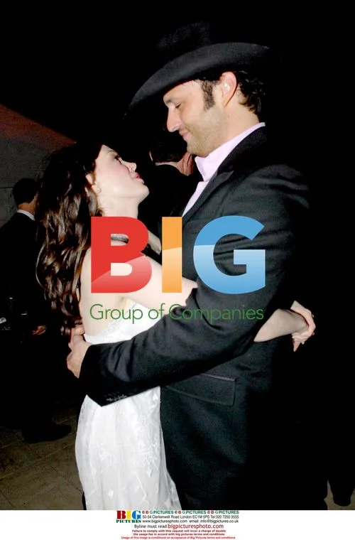 Rose MacGowan and Robert Rodriguez at 'Death Proof' party