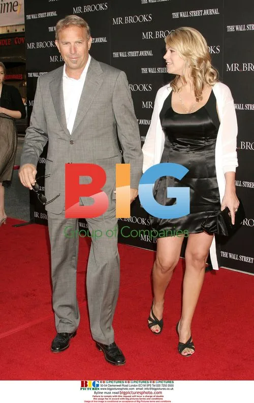 Kevin Costner and Christine Baumgartner at 'Mr. Brooks' Premiere