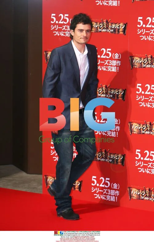 Orlando Bloom at 'Pirates' Press Conference