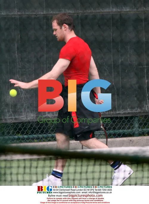 Wayne Rooney Tennis at Nike HQ