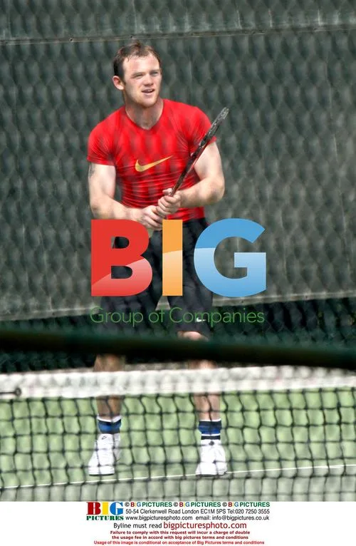 Wayne Rooney Playing Tennis at Nike HQ
