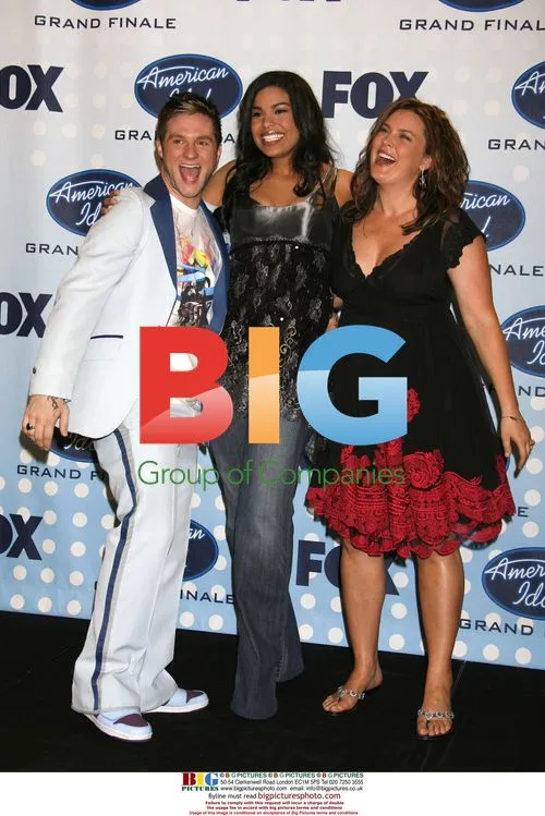 Blake Lewis, Jordin Sparks and mother Jodi at American Idol Finale