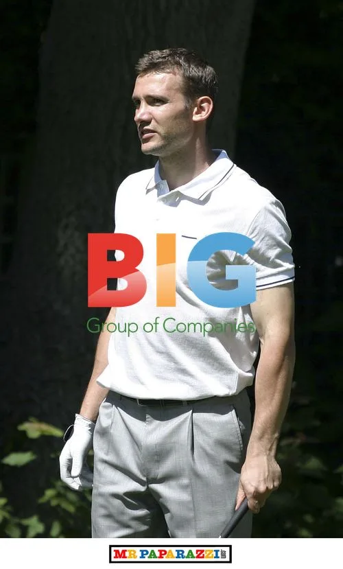 Andriy Shevchenko Golfing in Wentworth