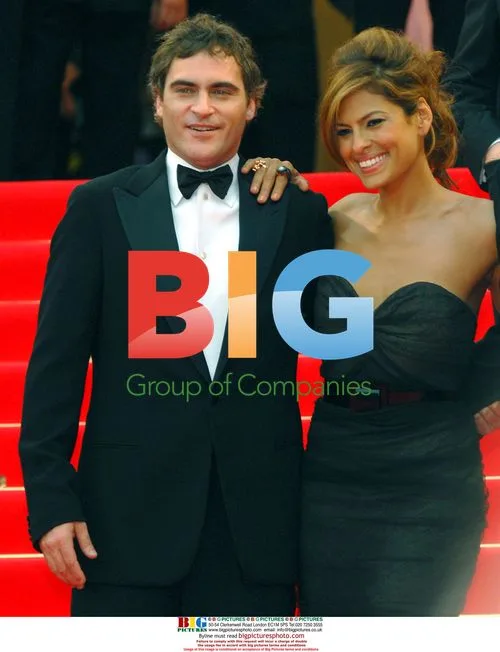 Joaquin Phoenix and Eva Mendes at Cannes