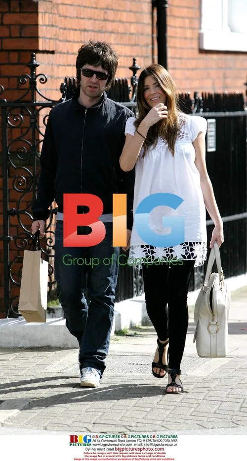 Noel Gallagher and Sara McDonald Shopping