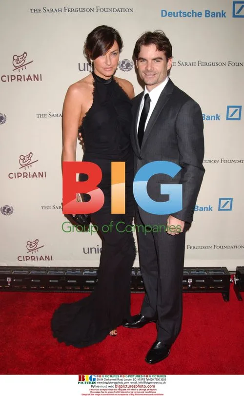 Ingrid Vandebosch and Jeff Gordon at Cipriani Wall Street