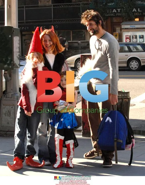 Julianne Moore Family Trick-or-Treating