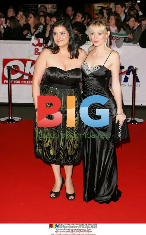 Kellie Shirley and Nina Wadia at 2007 National TV Awards