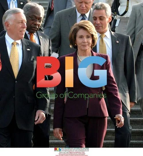 Pelosi, Hoyer, Clyburn, and Emanuel Arrive for News Conference