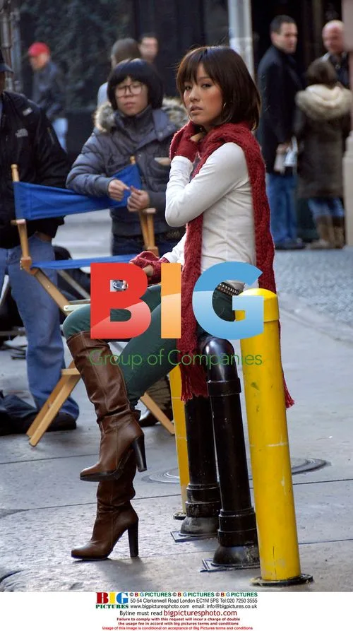 Lee Hyori films TV commercial in New York