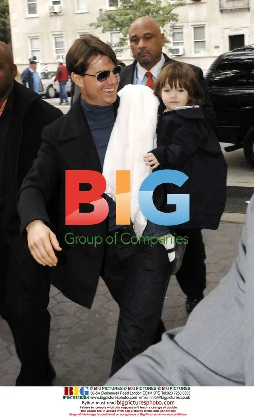 Tom Cruise and Suri at NYC Marathon