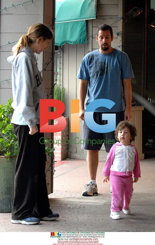 Adam Sandler and Family in Bel Air