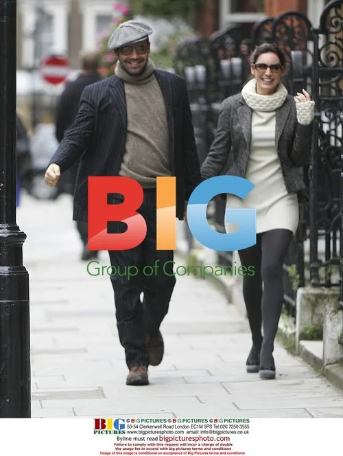 Kelly Brook and Billy Zane Giggling in London