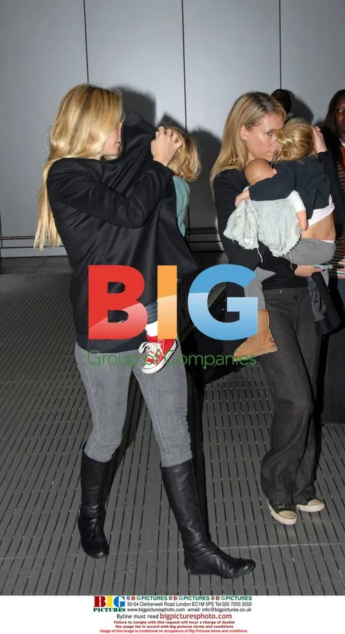 Gwyneth Paltrow and Daughter at JFK