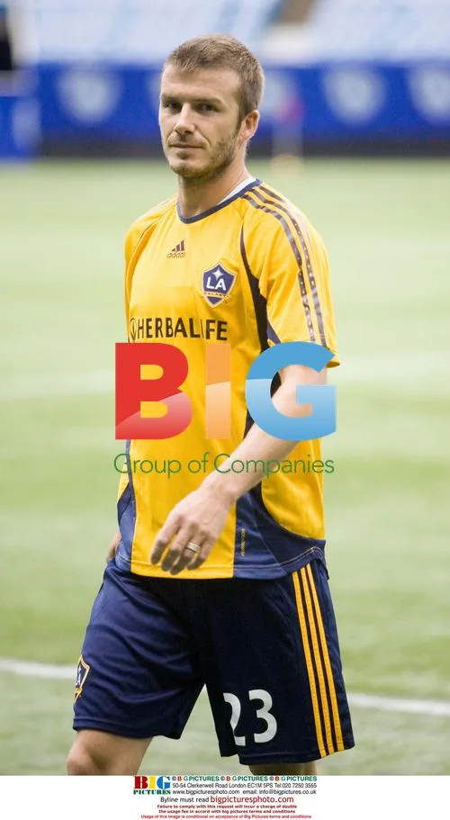 David Beckham Practices With LA Galaxy in Vancouver