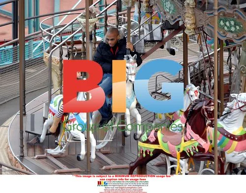Thierry Henry Visits Daughter in Barcelona
