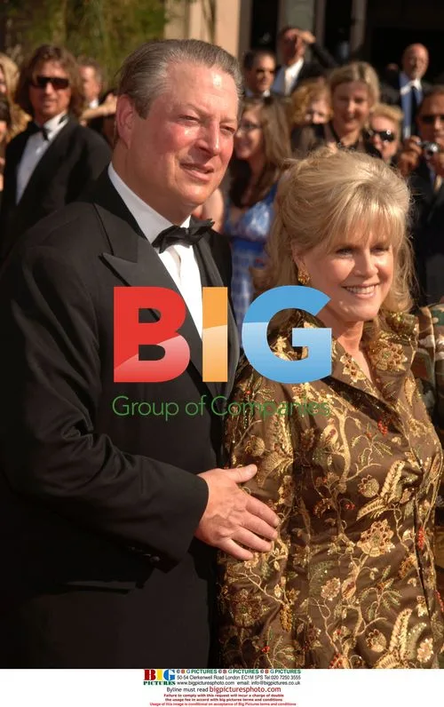 Al Gore and Tipper Gore at 59th Primetime Emmy Awards
