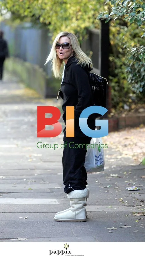 Meg Matthews goes shopping at Tescos
