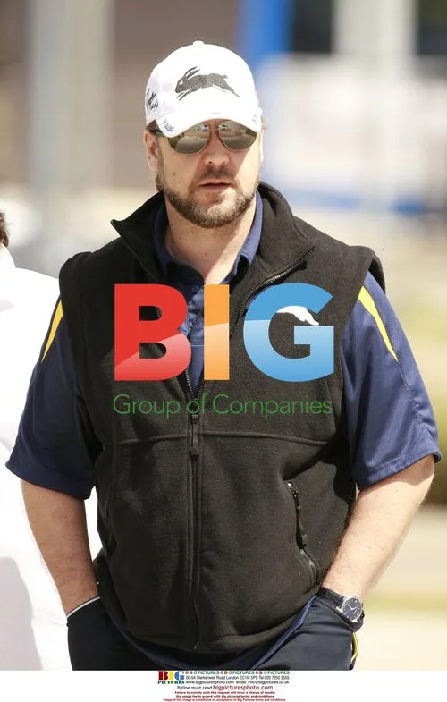 Giorgio Armani Meets Russell Crowe's Football Team