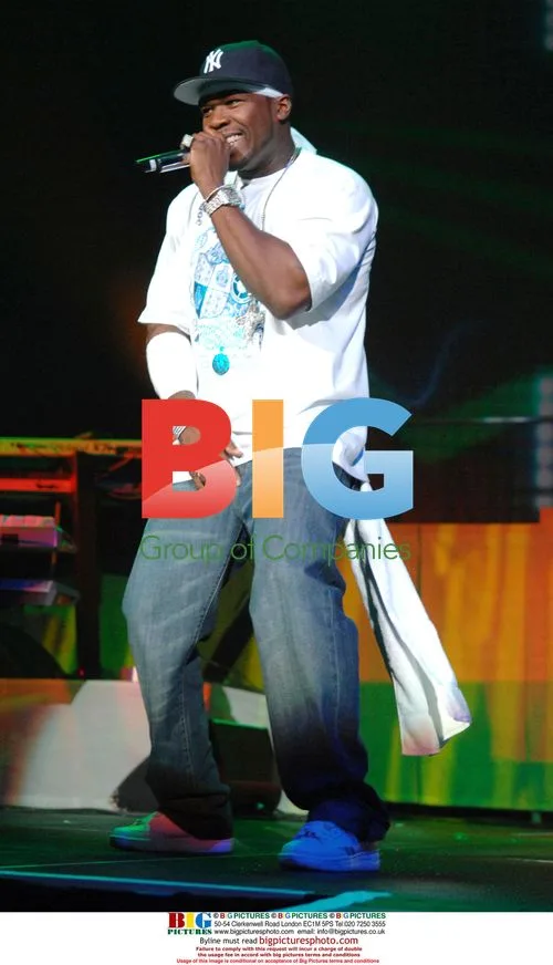 50 Cent performing live in London