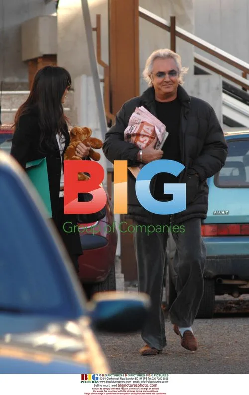 Flavio Briatore and Elisabetta Gregoracci Leave Clinic