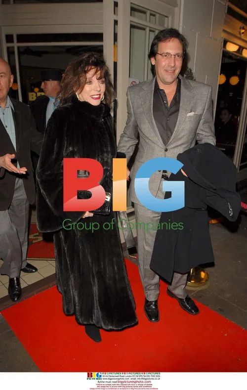 Joan Collins at La Brasserie relaunch